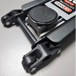 Cric hydraulique extra-bas acier ULTIMATE 2T avec double-roues | Clés