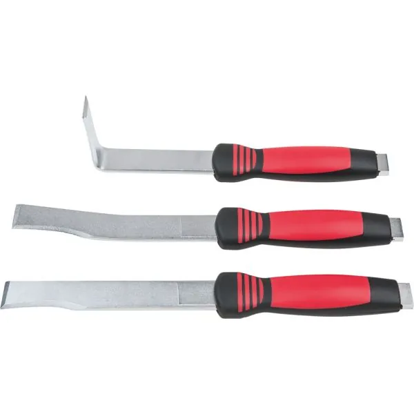 Jeu de 3 burins de carrossier extra-plats KSTOOLS | Abrasifs & Meules