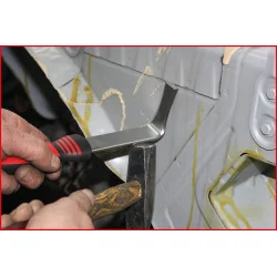Jeu de 3 burins de carrossier extra-plats KSTOOLS | Abrasifs & Meules