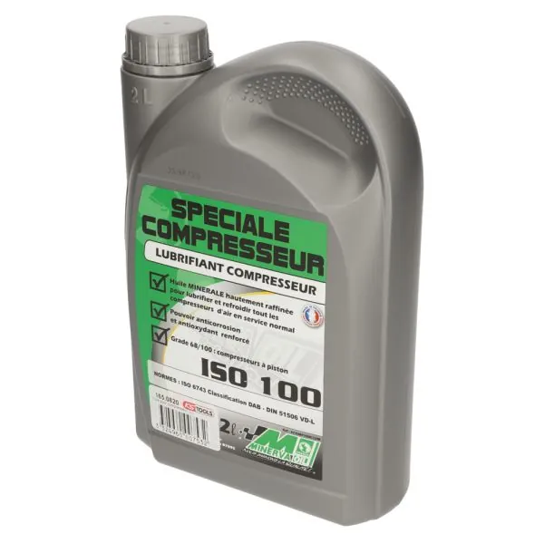 Lubrifiant ISO 100 pour compresseurs . 2 L | Mesure & Traçage | Ekibat