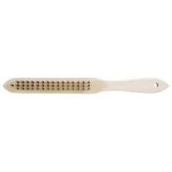 Brosse métallique à 3 rangées inox . 290 | Abrasifs & Meules | Ekibat