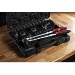 Coffret de pince à emboiture avec 5 têtes | Boulonnerie | Ekibat