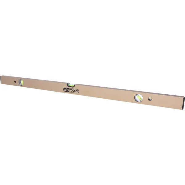 Niveau rectangulaire en aluminium anodisé 3 fioles . | Vis bois | Ekib