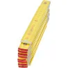 Mètre pliant jaune en bois . L.2 m | Mesure & Traçage | Ekibat