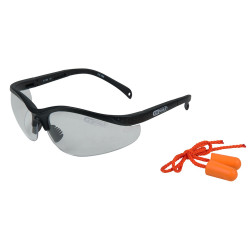 Lunette de protection - Transparente avec bouchons