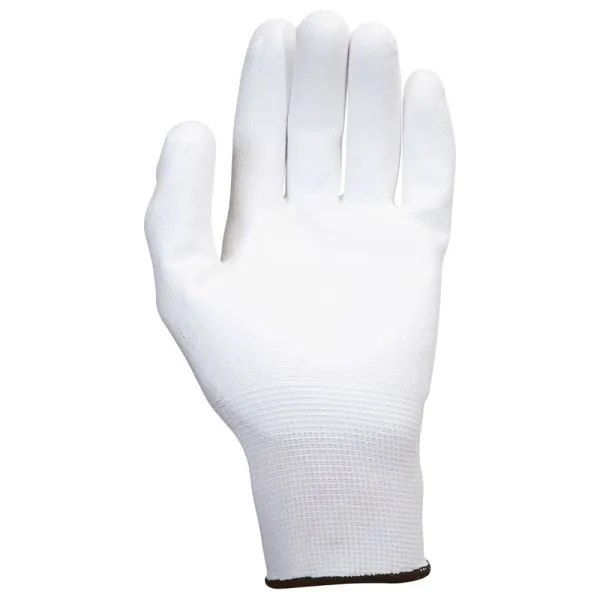 Gants microfibres blancs . T.11 . 12 paires | Vis bois | Ekibat