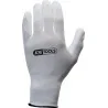 Gants microfibres blancs . T.11 . 12 paires | Vis bois | Ekibat
