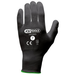 Gants microfibres noirs . T.7 . 12 paires KSTOOLS 310.0323