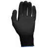Gants microfibres noirs . T.10 . 12 paires | Gants de protection | Eki