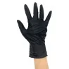 Gant de protection en nitrile noir . Taille | Mesure & Traçage | Ekiba