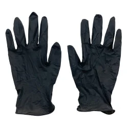 Gant de protection en nitrile noir . Taille | Gants de protection | Ek