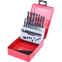 Coffret de 19 forets HSS laminés . Ø1 | Forets & Mèches | Ekibat