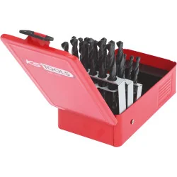 Coffret de 25 forets HSS laminés . Ø1 | Vis bois | Ekibat