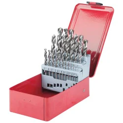 Coffret de 25 forets HSS-G meulés . Ø1 | Forets & Mèches | Ekibat