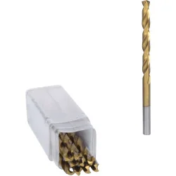 Lot de 10 forets HSS-Tin au titane . | Vis bois | Ekibat