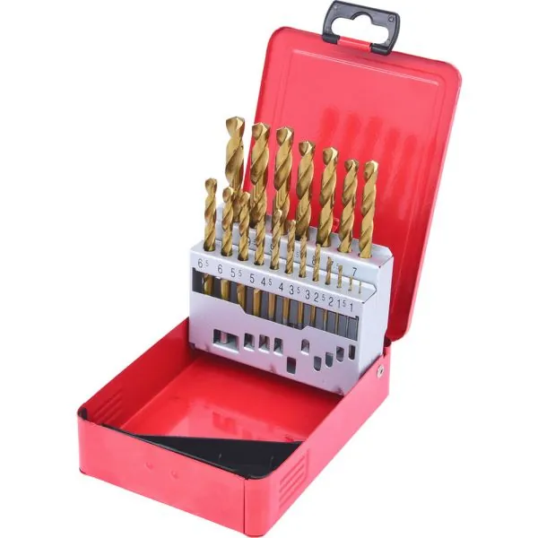 Coffret de forets HSS TiN . en box | Forets & Mèches | Ekibat