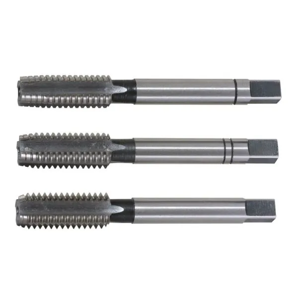Jeu de 3 tarauds à main HSS . | Vis métal & tôle | Ekibat