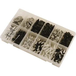 Assortiment d'attaches métalliques . 400 pcs KSTOOLS 420.0915 | Mesure