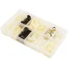 Assortiment d'écrous de blocage plastiques . 350 pcs | Vis bois | Ekib