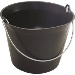 Seau de maçon plastique noir - 11L KSTOOLS 140.0036 | 140.0036