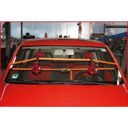 Jeu de ventouses double pour vitre ou pare-brise et sangle KSTOOLS 140.1010 | 140.1010
