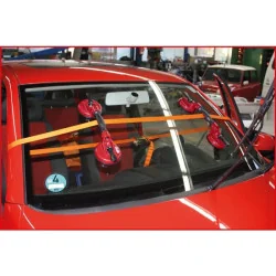 Jeu de ventouses double pour vitre ou pare-brise et sangle KSTOOLS 140.1010 | 140.1010