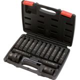 Coffret de douilles et embouts longs à chocs | Clés & Douilles | Ekiba