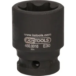 Douille à chocs courte 1/2" Torx E30 pour | Clés & Douilles | Ekibat
