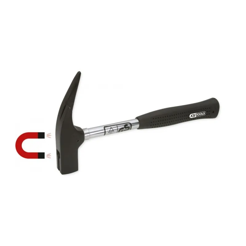 Marteau de charpentier magnétique 600 g . manche acier gainé KSTOOLS 140.2002 | 140.2002 Marteau de charpentier magnétique 600 g . manche acier gainé KSTOOLS 140.2002 | 140.2002