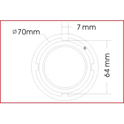Douille 3/4" à 4 ergots Ø 64/70 mm | Clés & Douilles | Ekibat