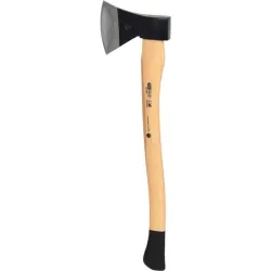 Hache à fendre . tete 1250 G . manche HICKORY maintenu avec coins en acier KSTOOLS 140.2066 | 140.2066