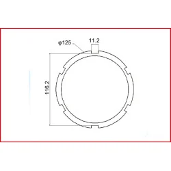 Douille 3/4" à 6 ergots Ø 64 mm | Clés & Douilles | Ekibat