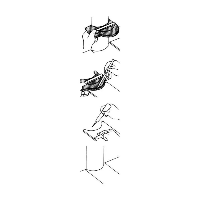 Gabarit de contour pour pièces de carrosserie KSTOOLS 140.2147 | 140.2147 Gabarit de contour pour pièces de carrosserie KSTOOLS 140.2147 | 140.2147