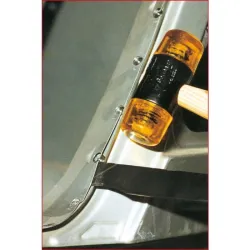 Burin de carrossier extra-plat avec poignée de sécurité KSTOOLS 140.2161 | 140.2161