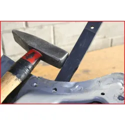 Burin de carrossier L . 300 mm . zone de coupe : 2 .5 mm KSTOOLS 140.2162 | 140.2162