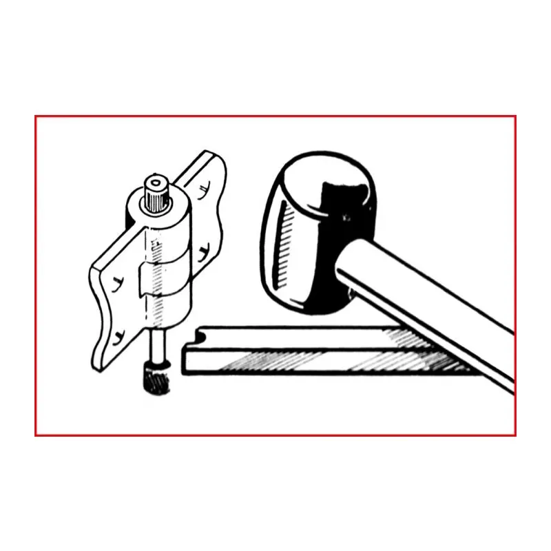 Jeu d'outils pour démontage de charnières de porte . 4 pièces KSTOOLS 140.2190 | 140.2190 Jeu d'outils pour démontage de charnières de porte . 4 pièces KSTOOLS 140.2190 | 140.2190