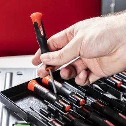 Coffret de 14 tournevis électroniques Fente . PHILLIPS® | Vis bois | E