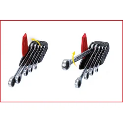 Jeu de 5 clés mixtes cliquet GEARplus® KSTOOLS | Clés & Douilles | Eki