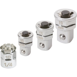 Jeu d'adaptateurs à verrouillage GEARplus® . 4 pcs KSTOOLS