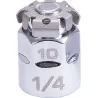 Adaptateur RING STOP® GEARplus® . 1/4" 6 pans | Rangement atelier | Ek