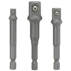 Jeu de 3 adaptateurs porte-douilles . 1/4"-3/8"-1/2" KSTOOLS | Clés &