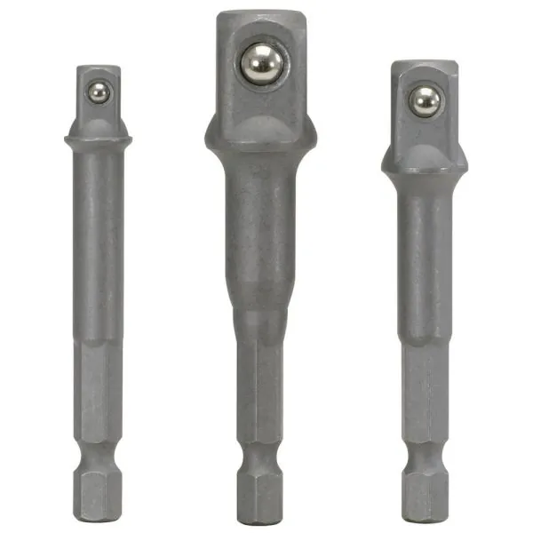 Jeu de 3 adaptateurs porte-douilles . 1/4"-3/8"-1/2" KSTOOLS | Clés &