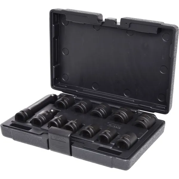 Coffret de douilles à chocs 6 pans 1/2" | Clés & Douilles | Ekibat