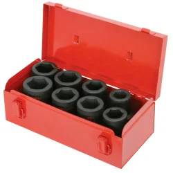 Coffret de douilles longues à chocs 1" . | Clés & Douilles | Ekibat