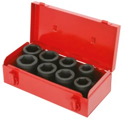Coffret de douilles à chocs 1" . 8 | Clés & Douilles | Ekibat