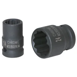 Douille à chocs courte 1/2" 12 pans . | Clés & Douilles | Ekibat