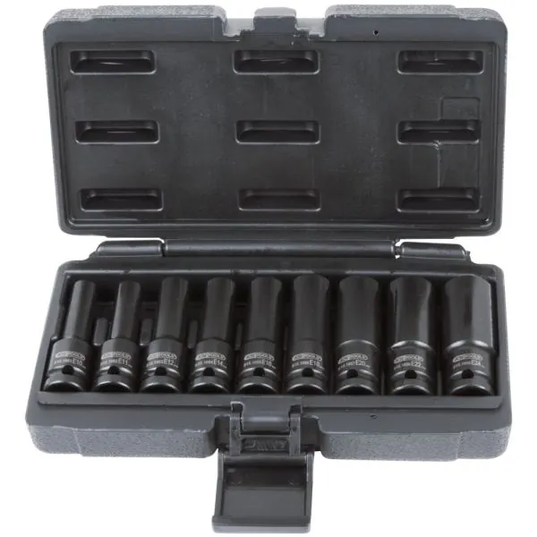 Jeu de 9 douilles à chocs TORX® 1/2" | Clés & Douilles | Ekibat