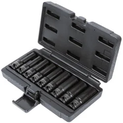 Jeu de 9 douilles à chocs TORX® 1/2" | Clés & Douilles | Ekibat
