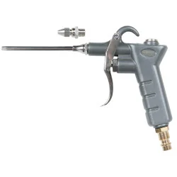 Soufflette pistolet en métal 1/4" avec 2 embouts | Rangement atelier |