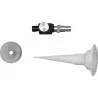 Pistolet pneumatique à cartouche 600 ml KSTOOLS 515.1985 | Compresseur